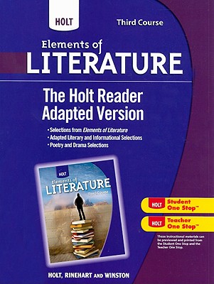Image for Holt Elements of Literature: The Holt Reader, Adapted Version Third Course
