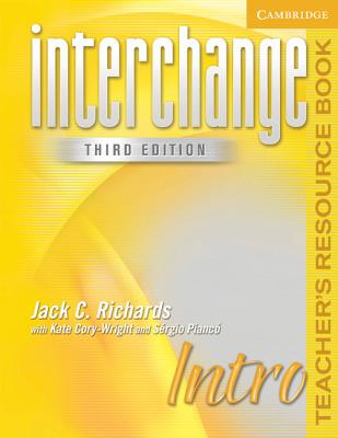 Image for Interchange Intro Teacher's Resource Book (Interchange Third Edition) 3rd Edition