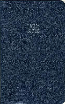 Image for Holy Bible New King James Version Slimeline Edition: Blue Bonded Leather, Gilded-Silver Page Edges, Thumb Indexed
