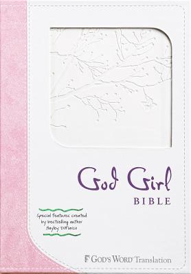 Image for GW God Girl Bible Snow White/Pretty Pink, Tree Design Duravella