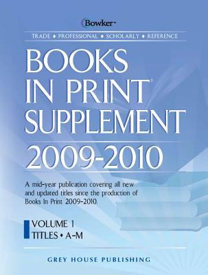 Image for Books in Print 2009-2010 The Master Reference to Titles, Authors, Publishers, Wholesalers, and Distributors. Includes ISBNs 7-Volume Set