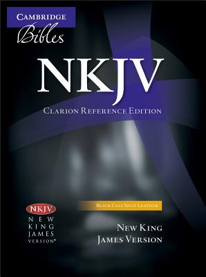 Image for NKJV Clarion Reference Black Calf Split NK484:X