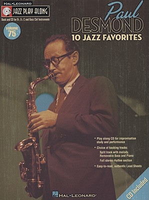 Image for Paul Desmond Jazz Play-Along Vol. 75 BK/CD (Jazz Play-Along)