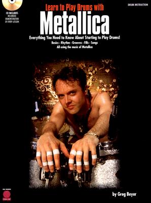 Image for LEARN TO PLAY DRUMS WITH METALLICA BY GREG BEYER BK/CD