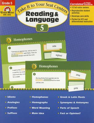 Image for Take It to Your Seat Centers: Reading & Language, Grade 5 (Take It to Your Seat Reading and Language Centers)