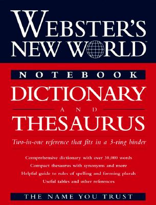 Image for Webster's New World Notebook and Thesaurus Dictionary