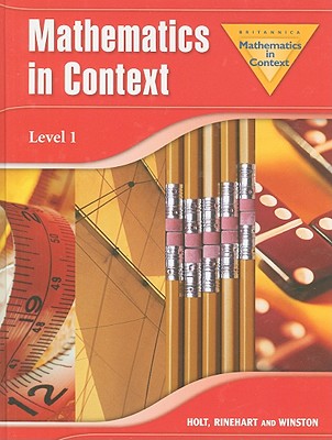 Math in Context, Grade 6 Level 1: Holt Math in Context