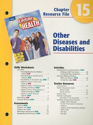 A Lifetime of Health Chptr. 15 : Other Diseases [Paperback] by