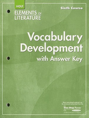 Elements of Literature: Vocubulary Development Sixth Course