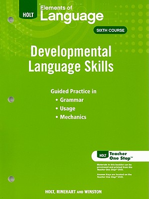Elements of Language: Developmental Language Skills