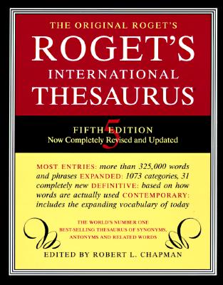 Roget International Thesaurus Index 5E