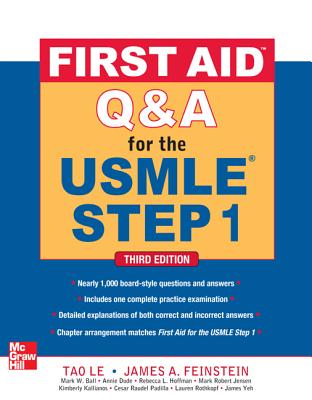 Image for First Aid Q&A for the USMLE Step 1, Third Edition First Aid Q&A for the USMLE Step 1, Third Edition