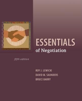 Image for Essentials of Negotiation Essentials of Negotiation