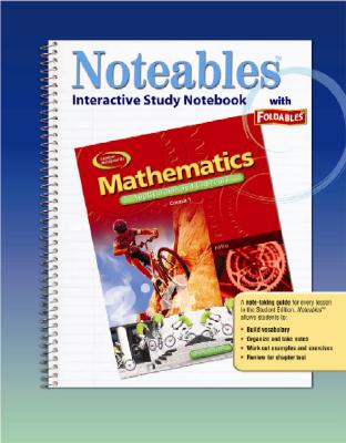 Mathematics: Applications and Concepts, Course 1, Noteables: Interactive Study Notebook with Foldables