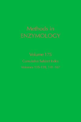Methods in Enzymology, Volume 175: Cumulative Subject Index, Volumes 135-139, 141-167