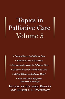Image for Topics Palliative Care Vol 5 Topics Palliative Care Vol 5