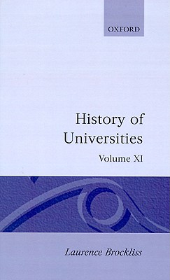 History of Universities: Volume XI: 1992 (History of Universities Series)