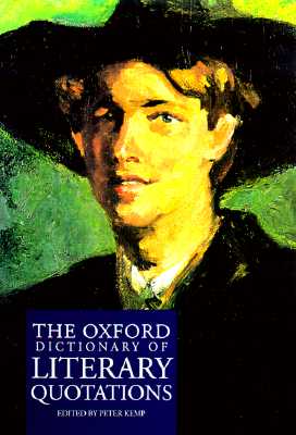 The Oxford Dictionary of Literary Quotations