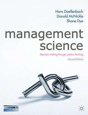 Image for Management Science: Decision-making through systems thinking Management Science: Decision-making through systems thinking