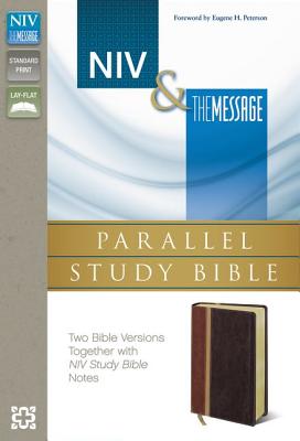 Image for NIV and The Message Parallel Study Bible (Dark Carmel/Black Cherry)