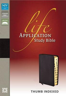 Image for "NIV Life Application Study Bible, Bonded Leather, Burgundy, Indexed"