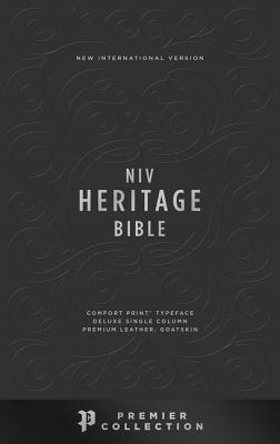 Image for NIV, Heritage Bible, Deluxe Single-Column, Premium Leather, Goatskin, Black, Premier Collection, Comfort Print