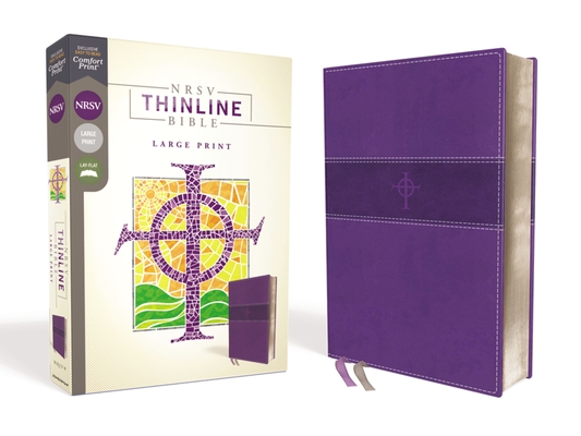 Image for NRSV, Thinline Bible, Large Print, Leathersoft, Purple, Comfort Print