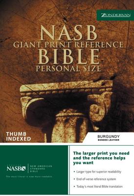 Image for Giant Print Reference Bible-NASB-Personal Size