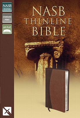 Image for "NASB, Thinline Bible, Imitation Leather, Brown, Red Letter Edition"