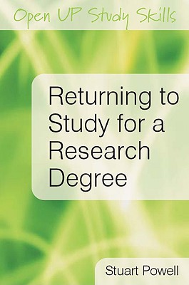 Returning To Study For A Research Degree