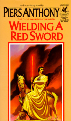 Image for Wielding a Red Sword (Book Four of Incarnations of Immortality)