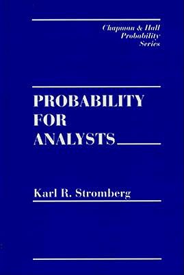 Probability for Analysts (Chapman & Hall Probability Series)
