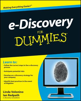 Image for e-Discovery For Dummies e-Discovery For Dummies