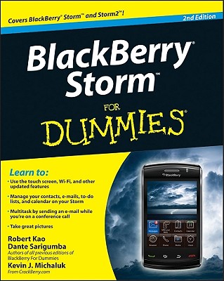 Image for BlackBerry Storm For Dummies, 2nd Edition