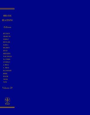 Organic Reactions, Volume 59