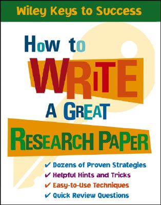 Image for How to Write a Great Research Paper