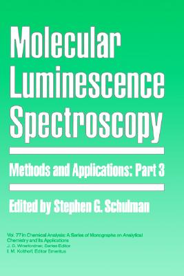 Molecular Luminescence Spectroscopy, Part 3: Methods and Applications