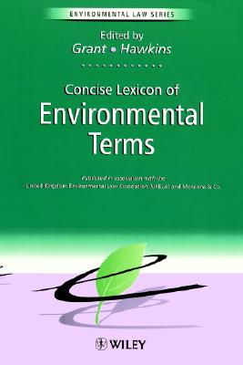 Concise Lexicon of Environmental Terms