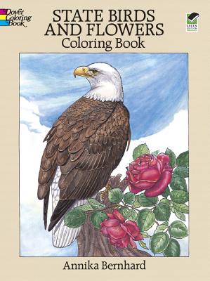 Image for Dover State Birds and Flowers Coloring Book