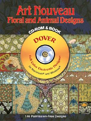 Image for Art Nouveau Floral and Animal Designs CD-ROM and Book (Dover Electronic Clip Art)