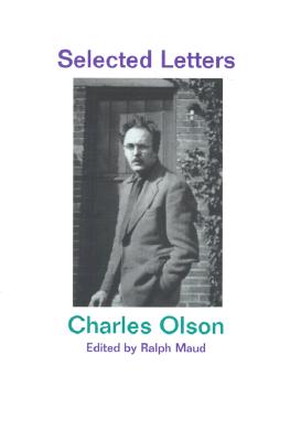 Selected Letters Charles Olson
