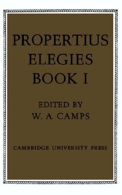 Propertius: Elegies: Book 1