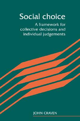 Social Choice: A Framework for Collective Decisions and Individual Judgements