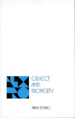 Object and Property (Cambridge Studies in Philosophy)