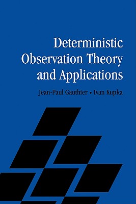 Image for Deterministic Observation Theory and Applications