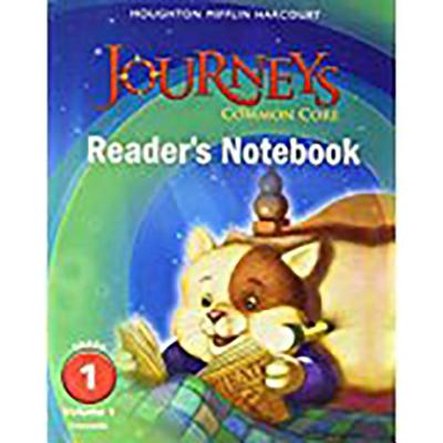 Image for Journeys: Common Core Reader's Notebook Consumable Volume 1 Grade 1;Houghton Mifflin Harcourt Journeys