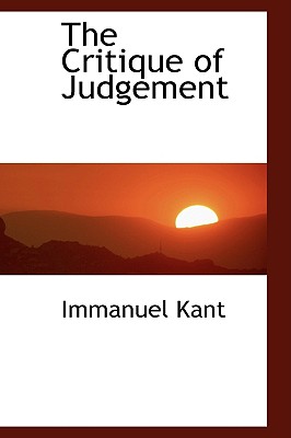 The Critique of Judgement