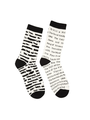 Image for BANNED BOOKS OUT OF PRINT SOCKS (LARGE)