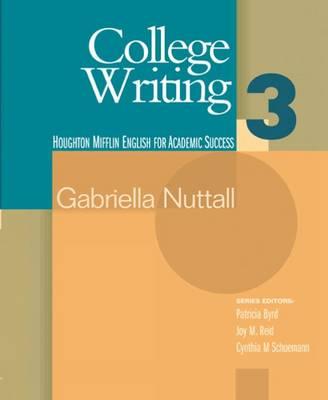 College Writing 3 (Houghton Mifflin English for Academic Success)