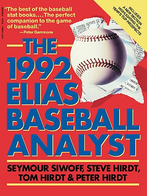 The 1992 Elias Baseball Analyst